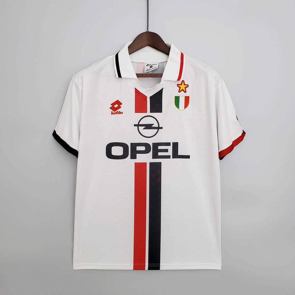 Camisola Milan Retrô 1995/1997 Branca - Lotto