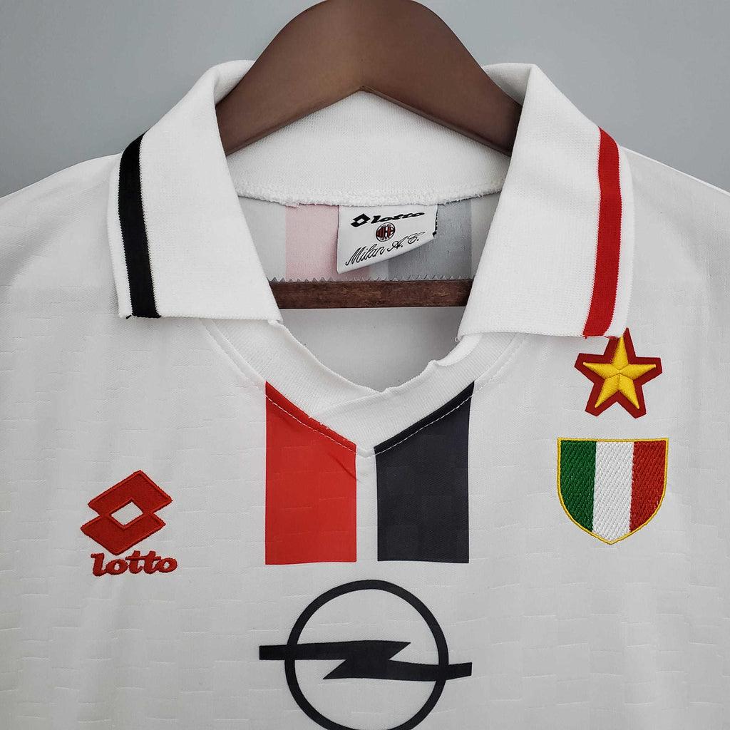 Camisola Milan Retrô 1995/1997 Branca - Lotto