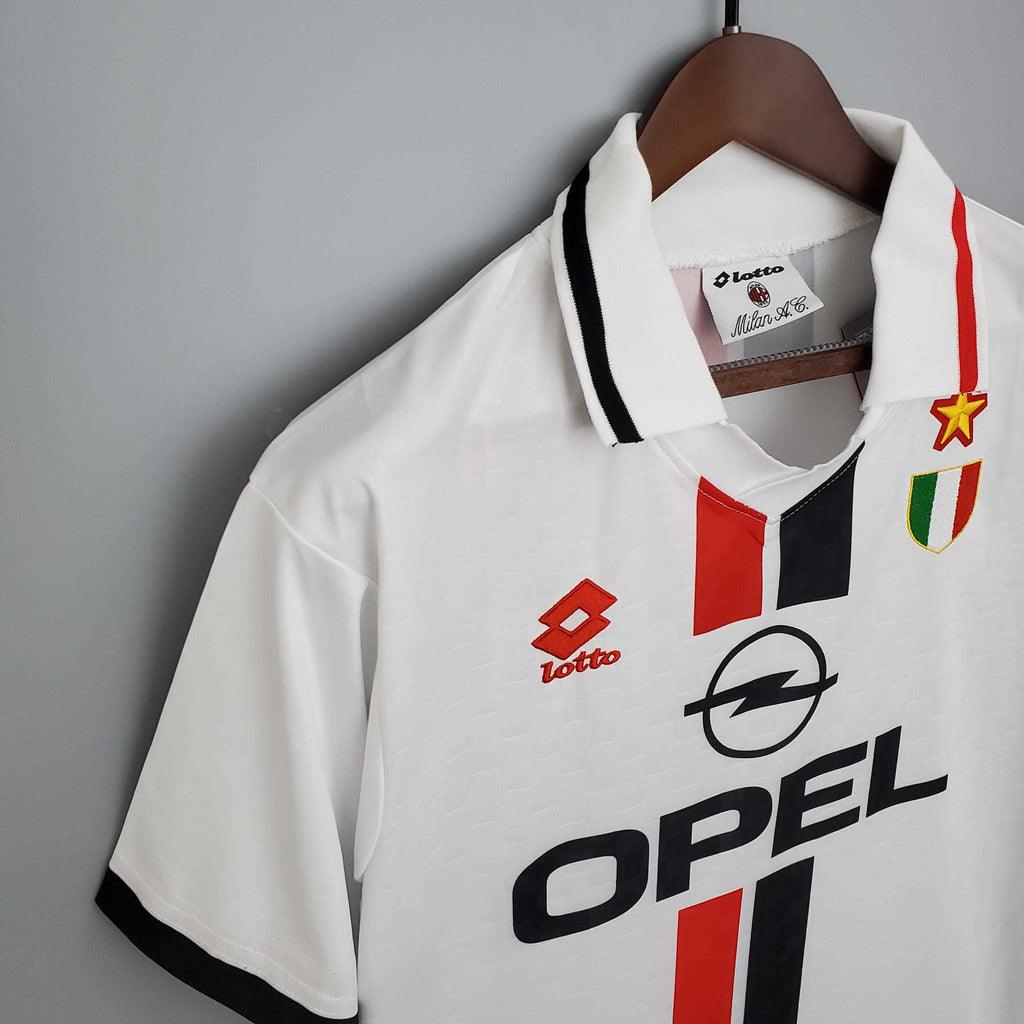 Camisola Milan Retrô 1995/1997 Branca - Lotto
