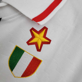 Camisola Milan Retrô 1995/1997 Branca - Lotto