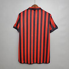 Camisola Milan Retrô 1999/2000 Vermelha e Preta - Adidas