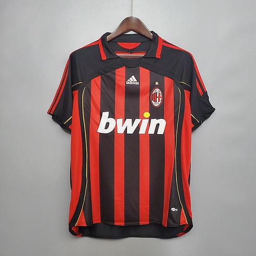 Camisola Milan Retrô 2006/2007 Vermelha e Preta - Adidas