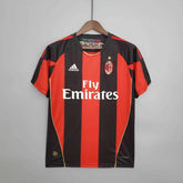 Camisola Milan Retrô 2010/2011 Vermelha e Preta - Adidas