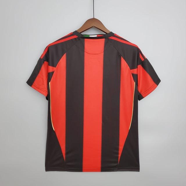 Camisola Milan Retrô 2010/2011 Vermelha e Preta - Adidas