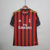 Camisola Milan Retrô 2013/2014 Vermelha e Preta - Adidas