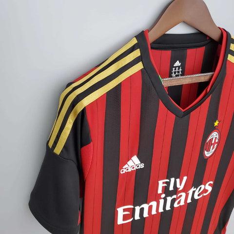 Camisola Milan Retrô 2013/2014 Vermelha e Preta - Adidas