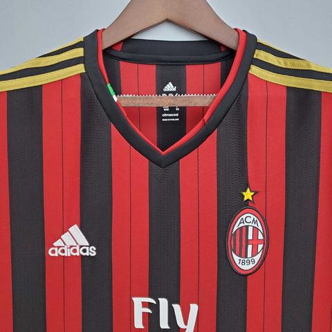 Camisola Milan Retrô 2013/2014 Vermelha e Preta - Adidas