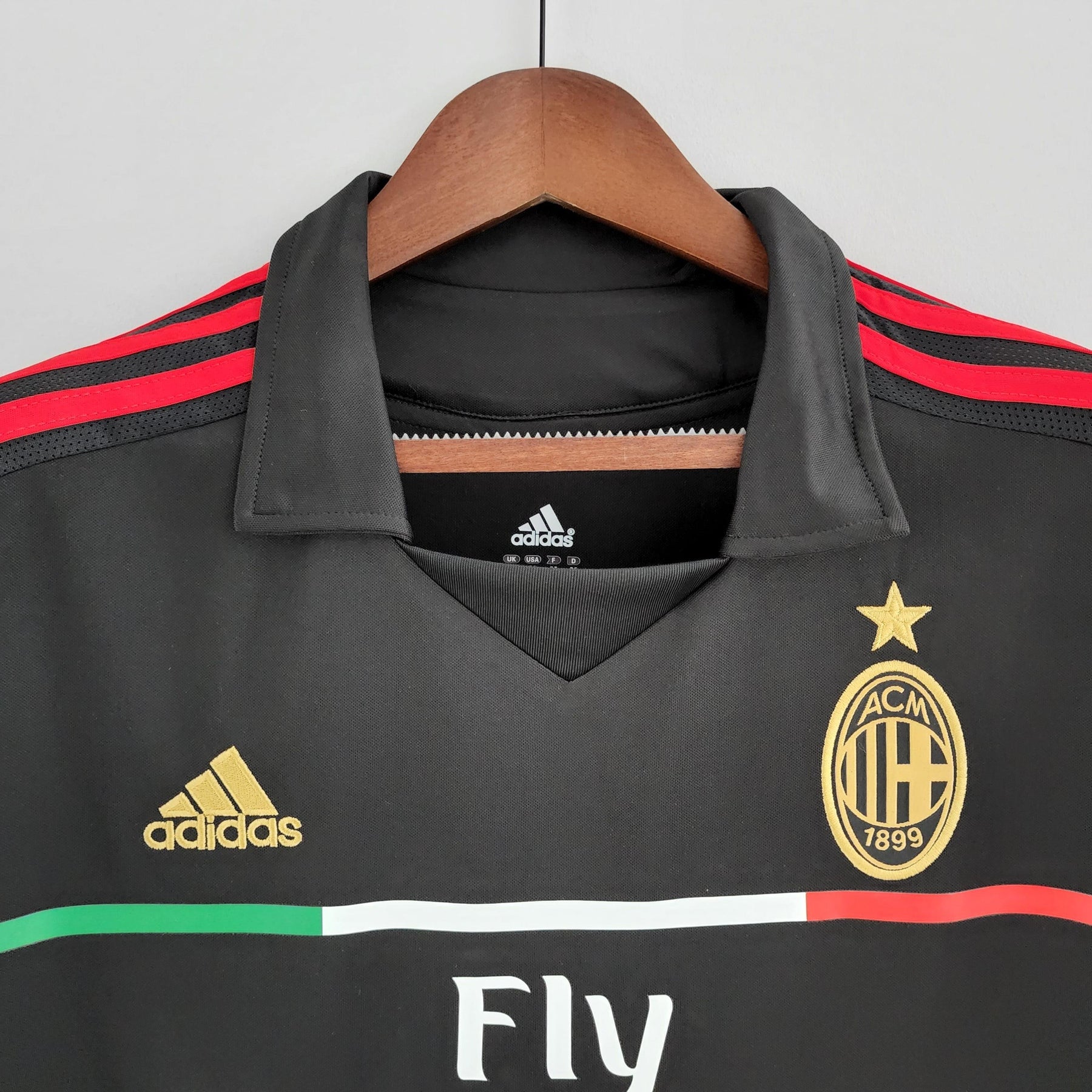 Camisola Milan Retrô III 11/12 Preta - Adidas