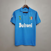 Camisola Napoli Retrô 1987/1988 Azul