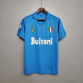 Camisola Napoli Retrô 1987/1988 Azul
