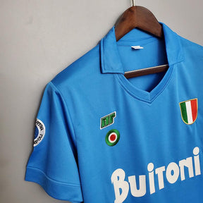 Camisola Napoli Retrô 1987/1988 Azul