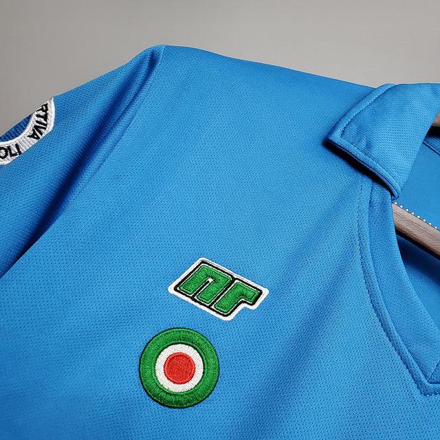 Camisola Napoli Retrô 1987/1988 Azul