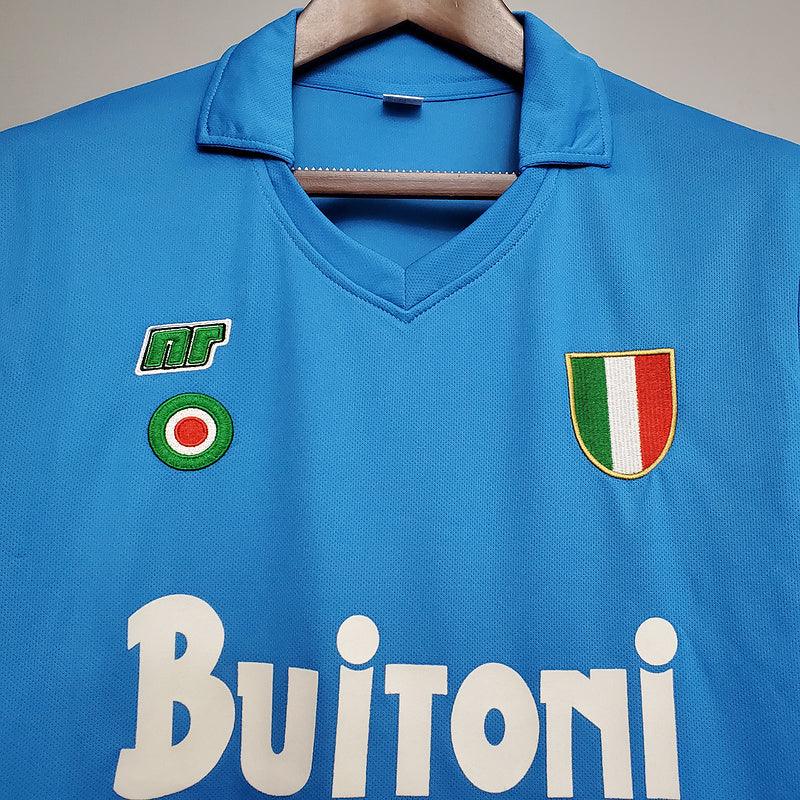 Camisola Napoli Retrô 1987/1988 Azul