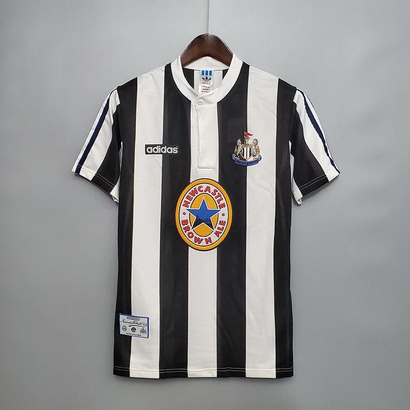 Camisola Newcastle Retrô 1995/1997 Preta e Branca - Adidas