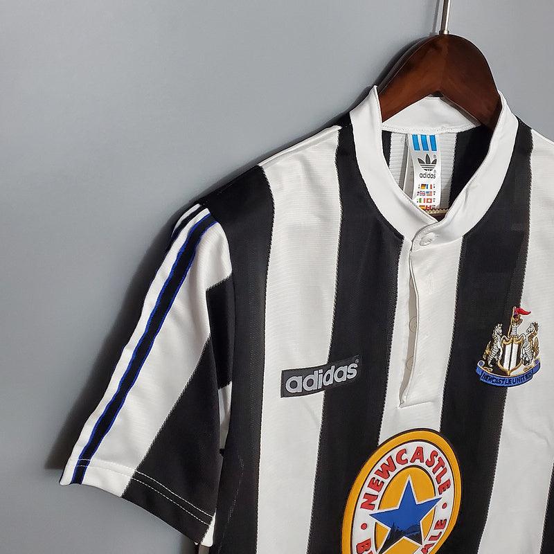 Camisola Newcastle Retrô 1995/1997 Preta e Branca - Adidas