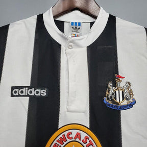 Camisola Newcastle Retrô 1995/1997 Preta e Branca - Adidas