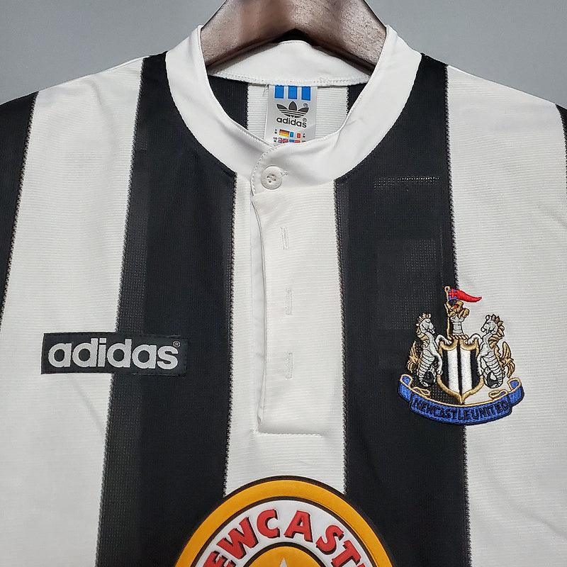 Camisola Newcastle Retrô 1995/1997 Preta e Branca - Adidas