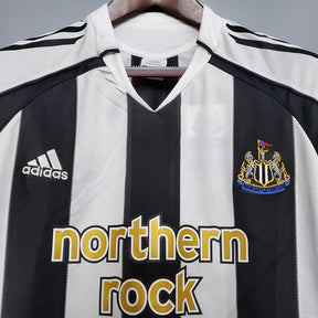 Camisola Newcastle Retrô 2005/2006 Preta e Branca