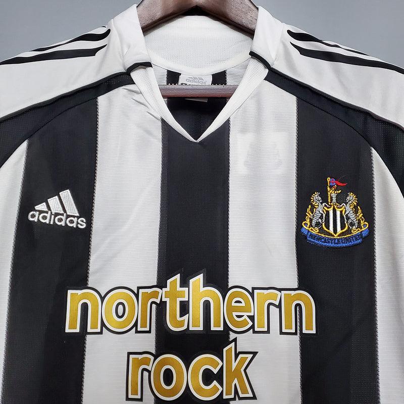Camisola Newcastle Retrô 2005/2006 Preta e Branca