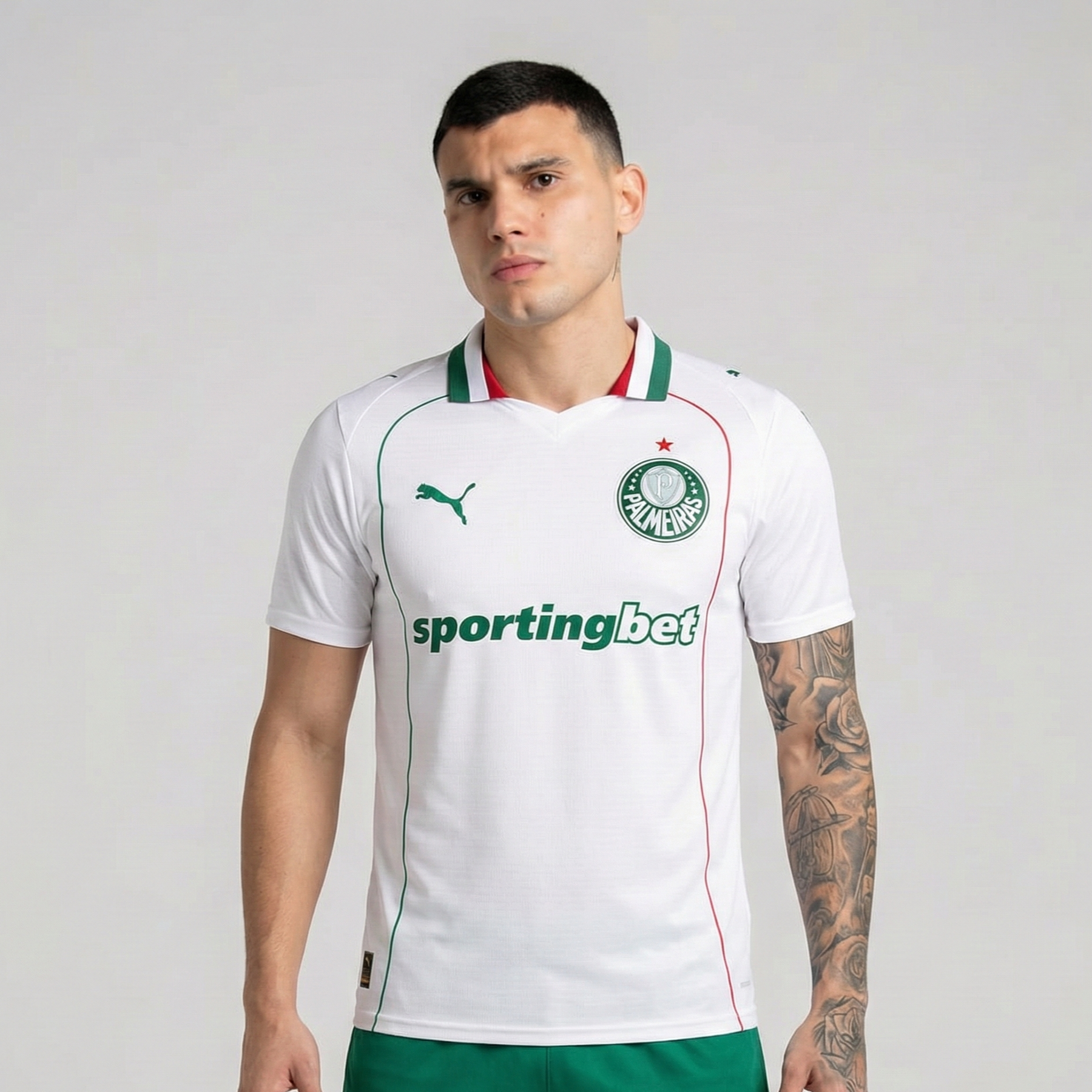 Camisolas Palmeiras 2026/27 Puma - Branca