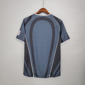 Camisola PSG Retrô 2001/2002 Cinza e Preta - Nike
