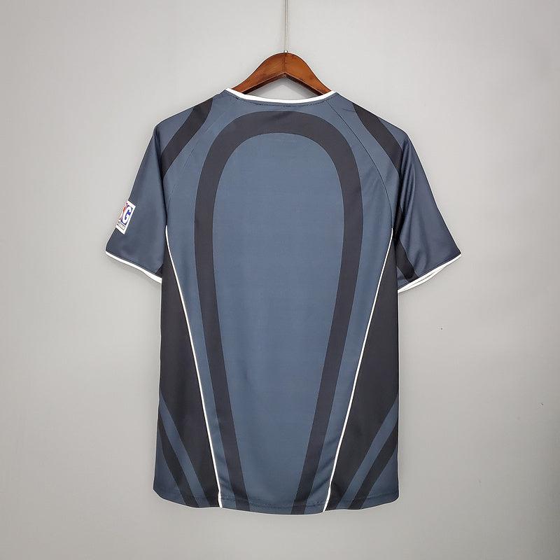 Camisola PSG Retrô 2001/2002 Cinza e Preta - Nike