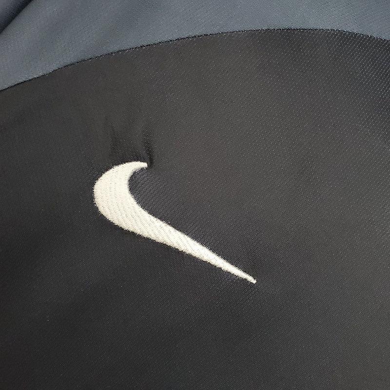 Camisola PSG Retrô 2001/2002 Cinza e Preta - Nike