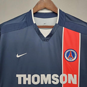 Camisola PSG Retrô 2002/2003 Azul e Vermelha - Nike