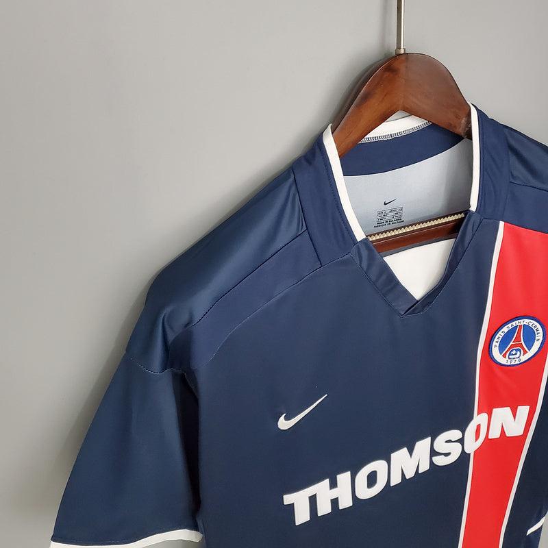 Camisola PSG Retrô 2002/2003 Azul e Vermelha - Nike