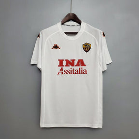 Camisola Roma Retrô 2000/2001 Branca - Kappa