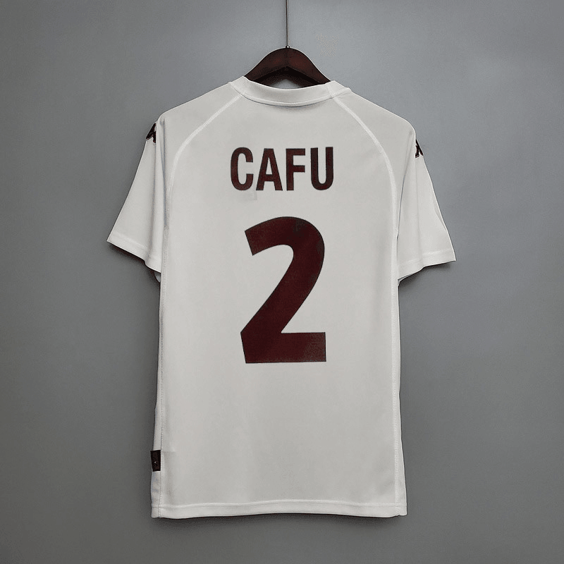 Camisola Roma Retrô 2000/2001 Branca - Kappa