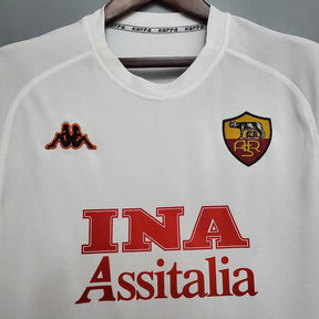 Camisola Roma Retrô 2000/2001 Branca - Kappa