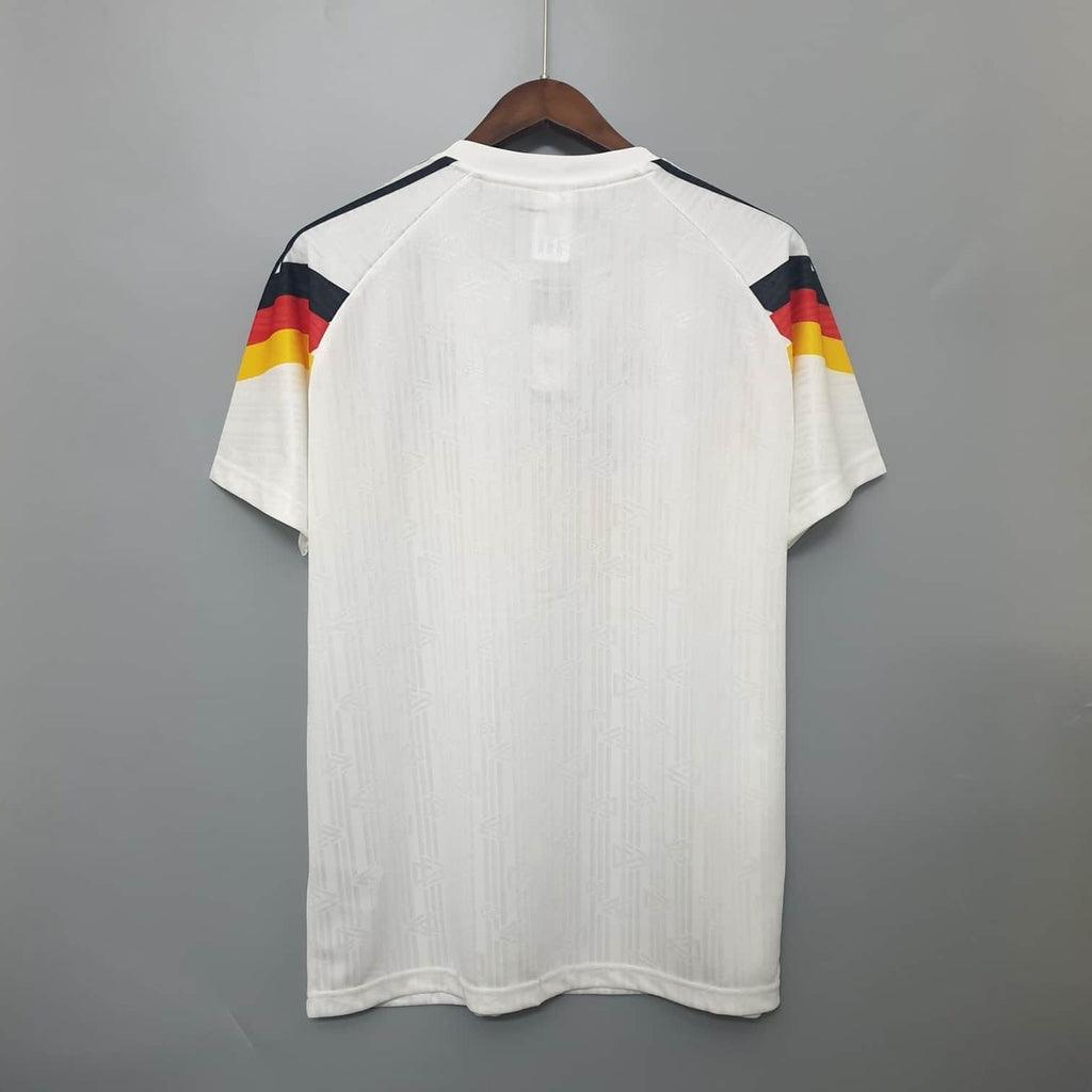 Camisola Seleção Alemanha Retrô 1990 Branca - Adidas
