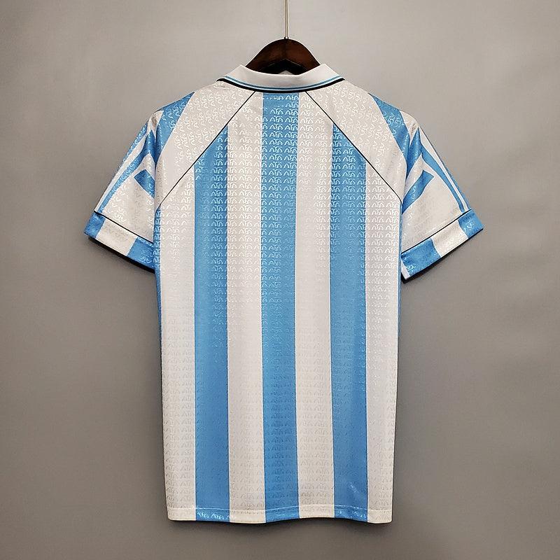 Camisola Seleção Argentina Retrô 1997-1998 Azul e Branca - Adidas