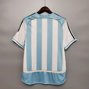 Camisola Seleção Argentina Retrô 2006 Azul e Branca- Adidas