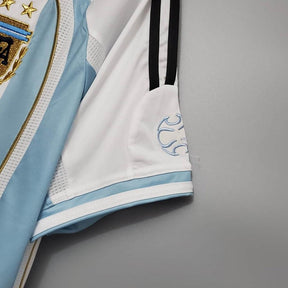 Camisola Seleção Argentina Retrô 2006 Azul e Branca- Adidas