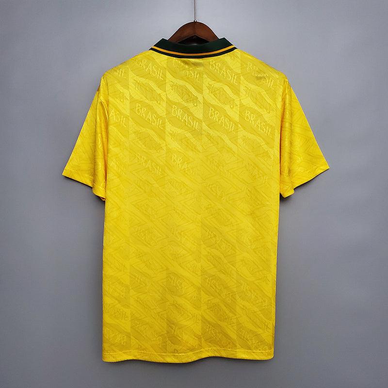 Camisola Seleção Brasileira Retrô 1991/1993 Amarela - Umbro