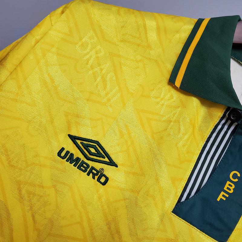 Camisola Seleção Brasileira Retrô 1991/1993 Amarela - Umbro