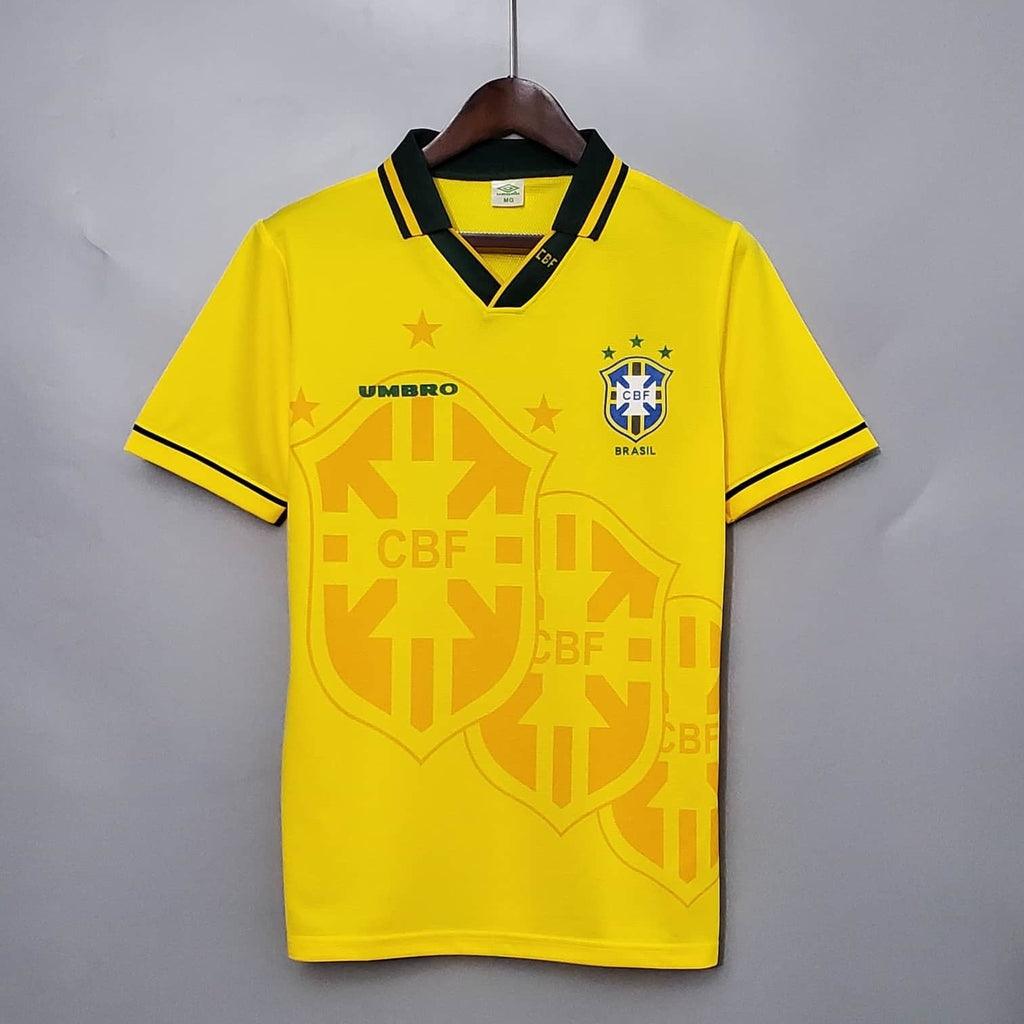 Camisola Seleção Brasileira Retrô 1993/1994 Amarela - Umbro