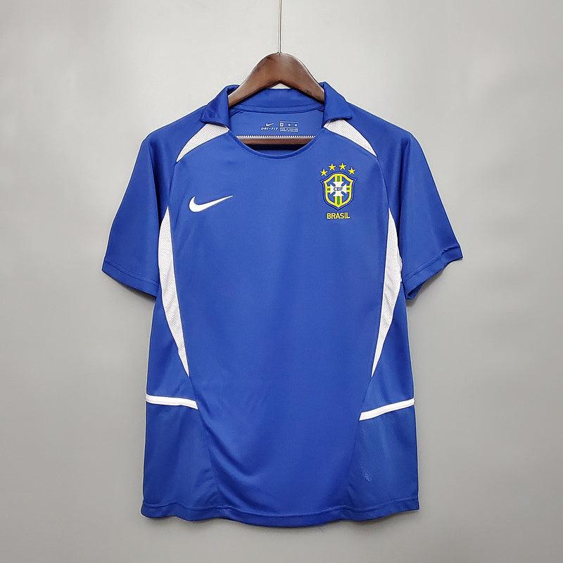 Camisola Seleção Brasileira Retrô 2002 Azul - Nike