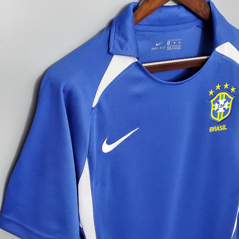 Camisola Seleção Brasileira Retrô 2002 Azul - Nike