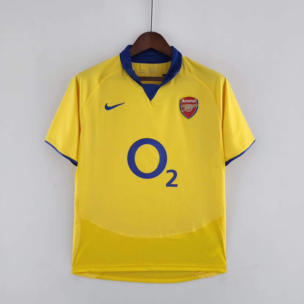 Camisola Retrô ARSENAL 2003-2005 AMARELA