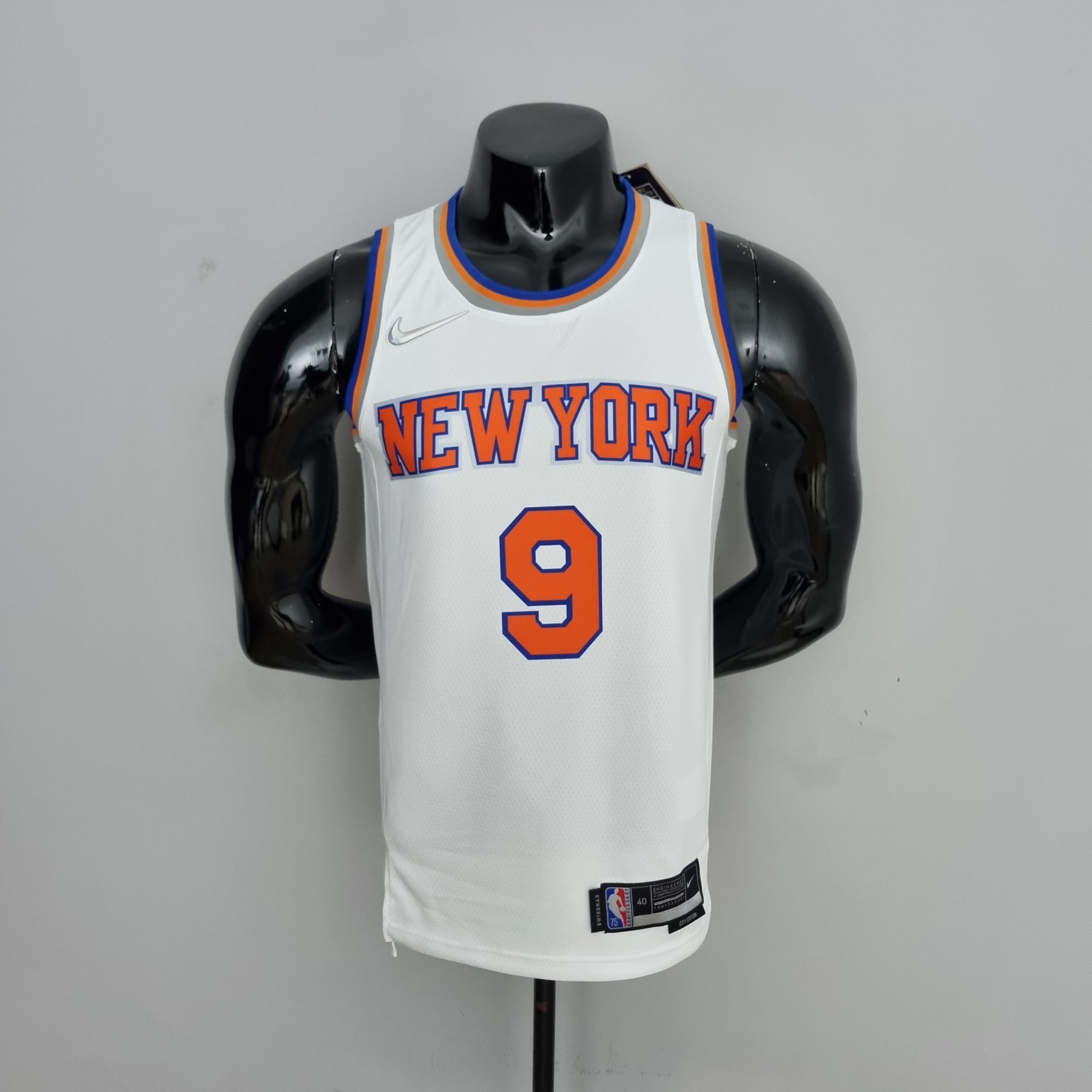 Camisola NBA NY Knicks #9 Barret - 75° Aniversário White