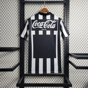 Camisola Botafogo I Retrô 1997 Torcedor Masculina - Preta e Branca