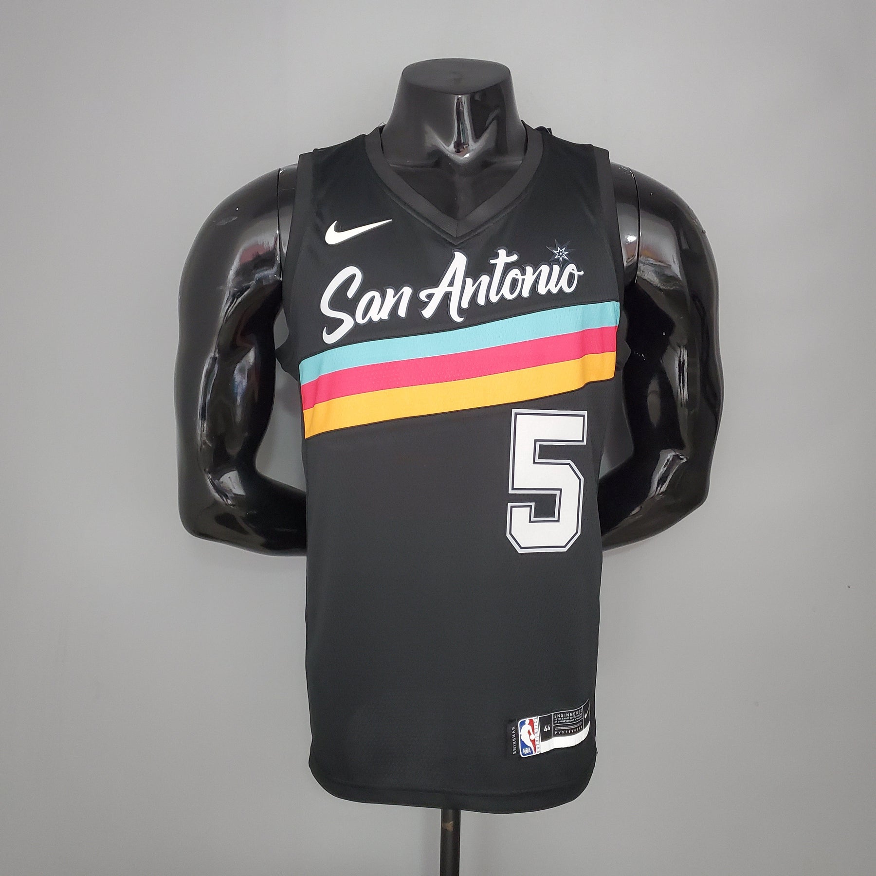 Camisola NBA San Antonio Spurs #5 Murray - City Edition Black