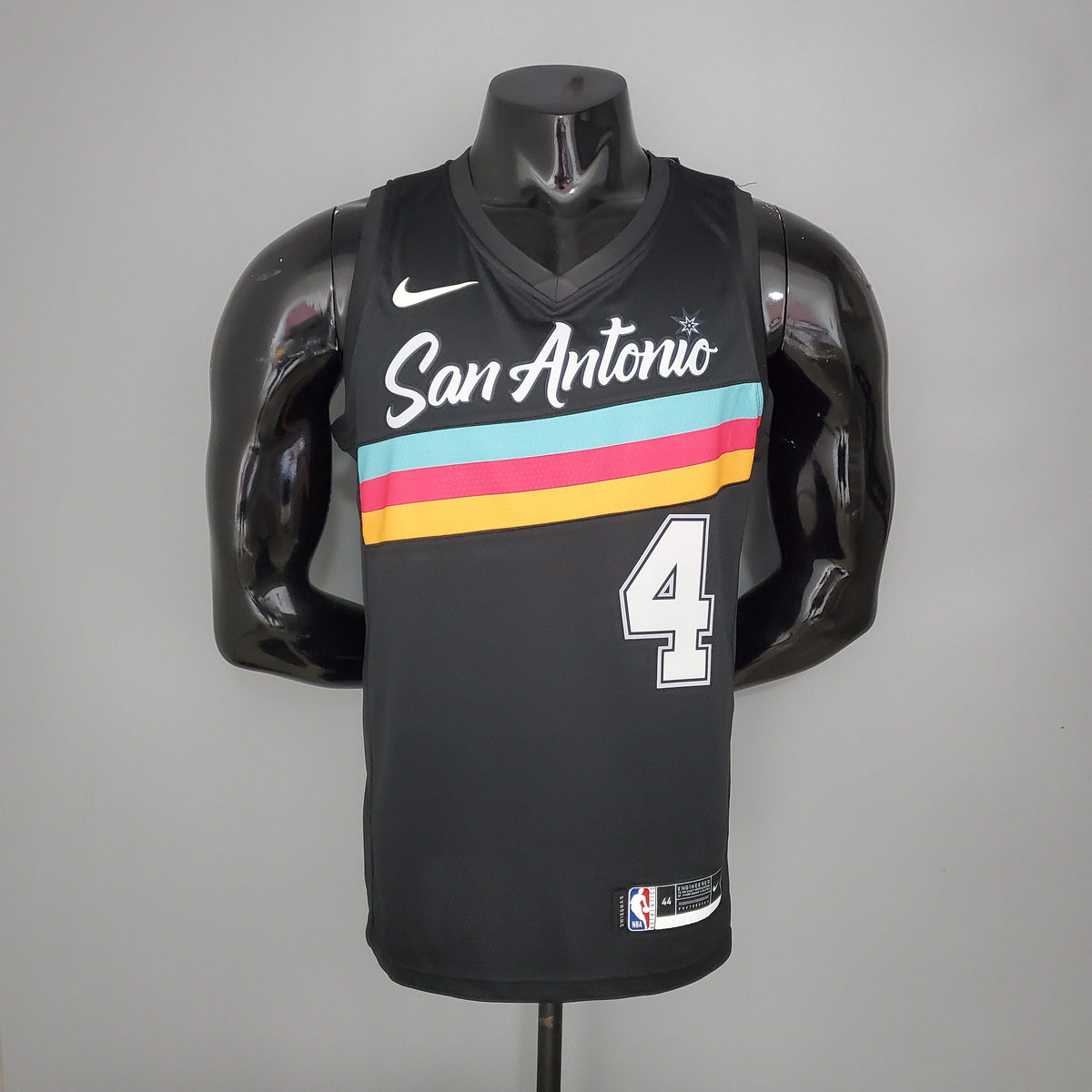 Camisola NBA San Antonio Spurs #4 White - City Edition Black