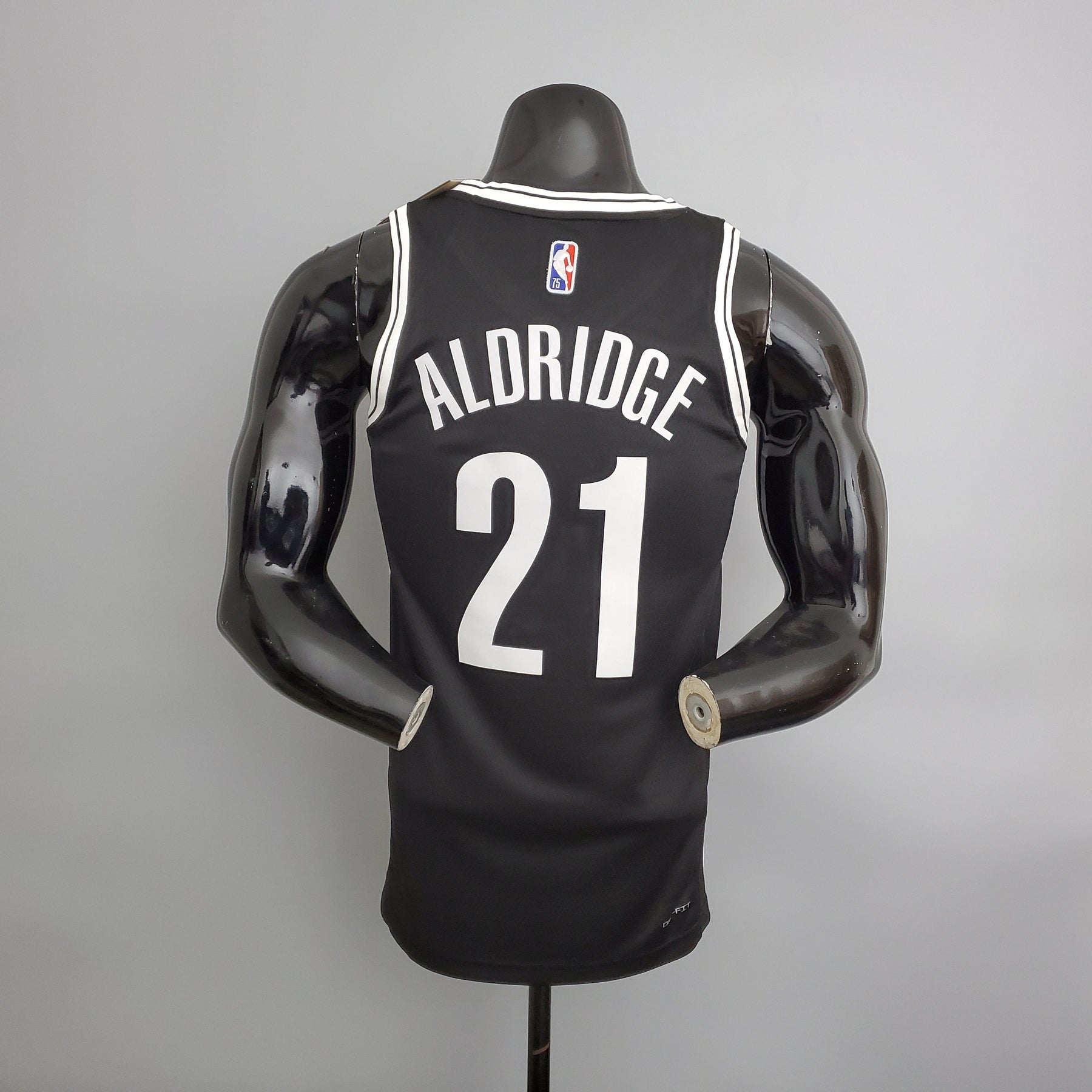 Camisola NBA Brooklyn Nets #21 Aldridge - 75° Aniversário Black
