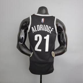 Camisola NBA Brooklyn Nets #21 Aldridge - 75° Aniversário Black