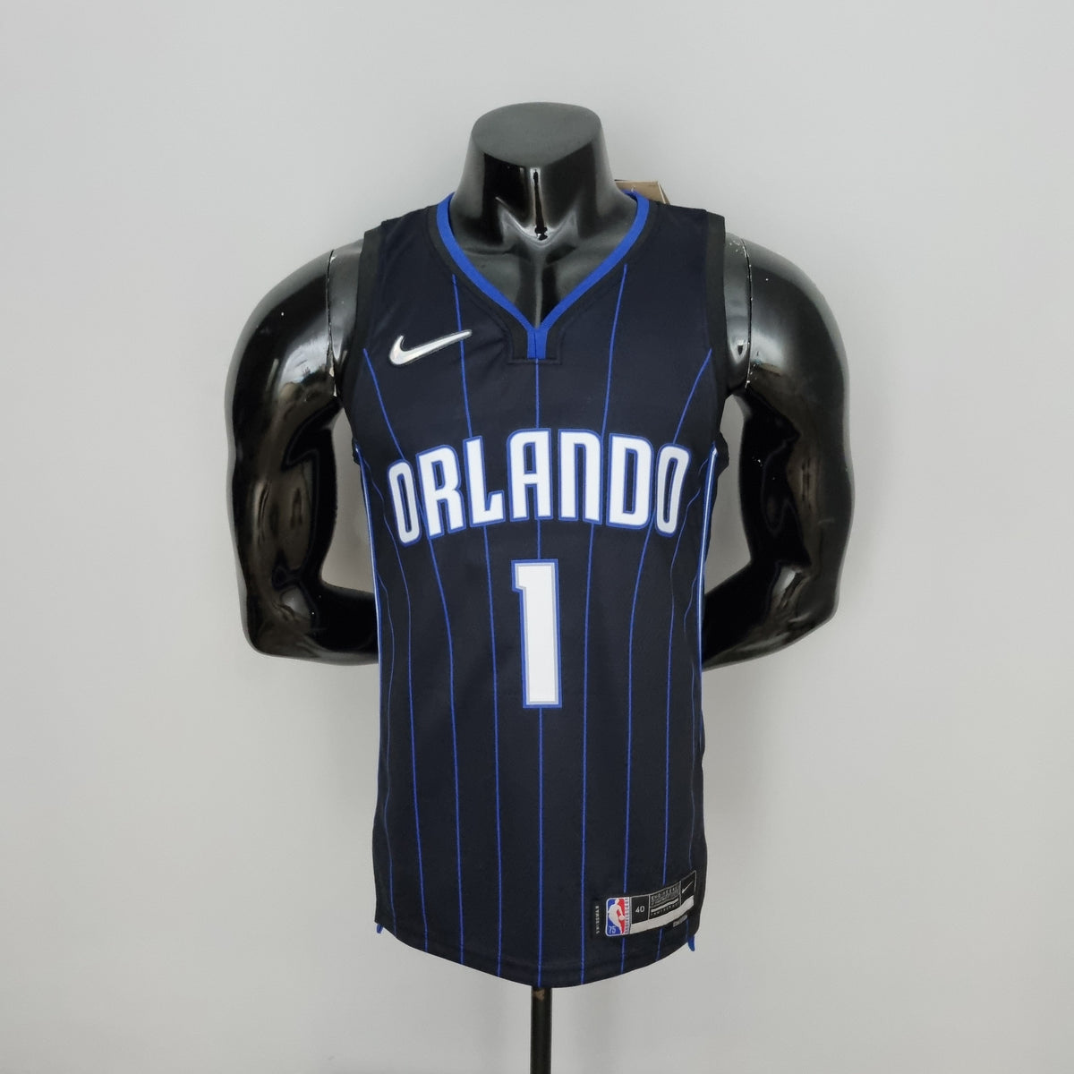 Camisola NBA Orlando Magic #1 McGrady  - 75° Aniversário Black