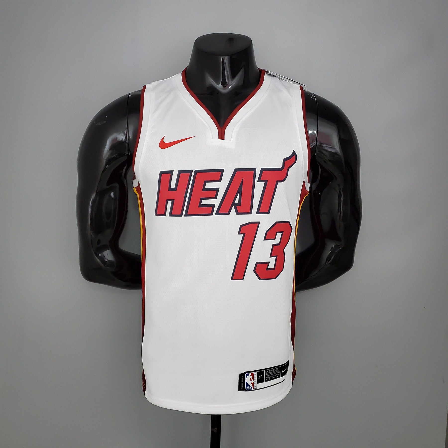 Camisola NBA Miami Heat #13 Adebayo - 75° Aniversário White